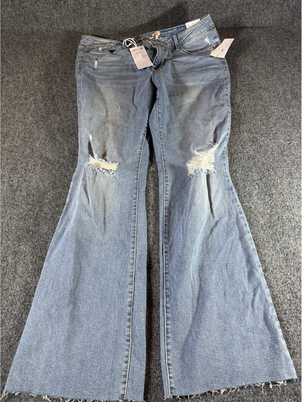Seven 7 Women's Felicity High Rise Slim Flare Denim Jeans Size 16 (36x31.5) NWT
